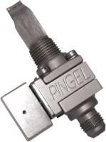 Pingel - Pingel Guzzler Fuel Valve - 3/8in. NPT - 6AN Single Outlet - Clear Anodized - GV13G - Image 1