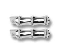 Accutronix - Accutronix Chrome Footpegs - Gothic - Male Mount - 4-1/2in. - RP111-GC - Image 1