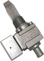 Pingel - Pingel Guzzler Fuel Valve - 3/8in. NPT - 5/16in. Single Outlet - Clear Anodized - GV15G - Image 1