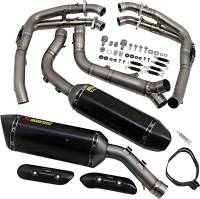 Akrapovic - Akrapovic Evolution Line Full System Dual Exhaust Kit - Carbon Fiber Mufflers - S-Y10RFT10-ZC/2 - Image 1