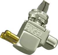 Pingel - Pingel Guzzler Fuel Valve - 22mm - Dual 90 Deg. 5/16in. Outlets - Polished - GV211GP - Image 1