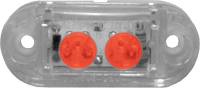 Bluhm Enterprises - Bluhm Enterprises LED Trailer Lights - Red - 2.5in. Oval Euro - Surface - BL-TRLEDSOR - Image 1