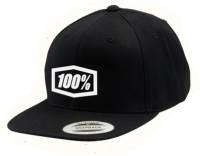 100% - 100% Corpo Snapback Hat - 20015-001-01 - Black/White - OSFM - Image 1