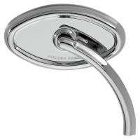 Arlen Ness - Arlen Ness Curvaceous Cats Eye Short Stem Billet Mirror - Right - Chrome - 13-138 - Image 2