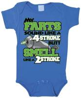 Smooth - Smooth MX 4 Stroke Infant Romper - 1628-101 - Blue - 3-6 - Image 1