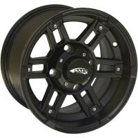 AMS - AMS Roll N 104 Wheel - 12x7 - 2+5 Offset - 4/110 - Matte Black - 0230-0635 - Image 1