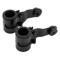 BikeMaster - BikeMaster Rubber Mount Headlight Brackets - 35mm - Black - 152415 - Image 1