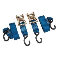 BikeMaster - BikeMaster Ratchet Tie Downs - 2in. x 84in. - Blue - 100578 - Image 1