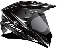 Zoan - Zoan Synchrony Duo-Sport Hawk Graphics Snow Helmet with Electric Shield - 521-566SN/E - Matte White - Large - Image 1