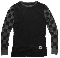 100% - 100% Barstow Shibuya Long Sleeve T-Shirt - 3300300112 - Black Checkers - Large - Image 1