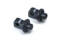 Kuryakyn - Kuryakyn Footpeg Adapters - Splined - Gloss Black - 8867 - Image 1