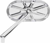 Arlen Ness - Arlen Ness Caged Series 10-Gauge Mirror - Left - Chrome - 13-161 - Image 2