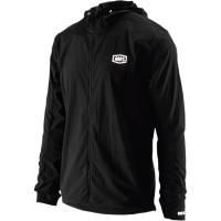 100% - 100% Aero Tech Windbreaker - 35100-015-11 - Black/Silver - Medium - Image 1