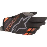 Alpinestars - Alpinestars RDR Flight Gloves - 3561819-156-S - Black/Orange - Small - Image 1