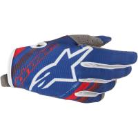 Alpinestars - Alpinestars RDR Flight Gloves - 3561819-732-L - Blue/Red/White - Large - Image 1