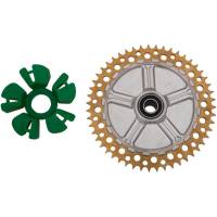 Alloy Art - Alloy Art Cush Drive Chain Sprocket with Machined Carrier - 49T - Gold - 9CC49-32 - Image 1