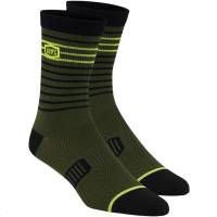 100% - 100% Advocate Performance Socks - 24017-190-17 - Green - Sm-Md - Image 1