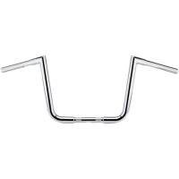 Baron Custom Accessories - Baron Custom Accessories 1-1/4in. Twin Peak Handlebar - 10in. Rise - Chrome - BA-7376-10 - Image 1