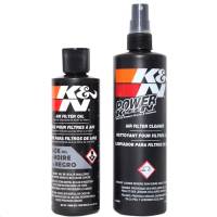 K&N Engineering - K&N Engineering Recharger Kit - 8oz. - Black - 99-5050BK - Image 1