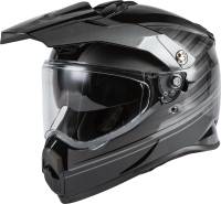 G-Max - G-Max AT-21 Raley Youth Helmet - G1211021 - Black/Gray - Medium - Image 1