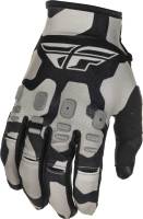 Fly Racing - Fly Racing Kinetic K221 Youth Gloves - 374-51004 - Black/Gray - 04 - Image 1