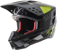 Alpinestars - Alpinestars SM5 Rover Helmet - 8303921-1592-M - Anthracite/Yellow Flourescent/Gray Camo Glossy - Medium - Image 1