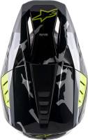 Alpinestars - Alpinestars SM5 Rover Helmet - 8303921-1592-LG - Anthracite/Yellow Flourescent/Gray Camo Glossy - Large - Image 5