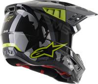 Alpinestars - Alpinestars SM5 Rover Helmet - 8303921-1592-LG - Anthracite/Yellow Flourescent/Gray Camo Glossy - Large - Image 13