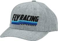 Fly Racing - Fly Racing Fly Nostalgia Hat - 351-0125 - Gray Heather - OSFM - Image 1