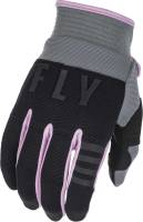 Fly Racing - Fly Racing F-16 Youth Gloves - 375-811Y2XS - Gray/Black/Pink - 2XS - Image 1