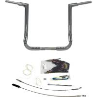 Fat Baggers, Inc. - Fat Baggers, Inc. 1-1/2in. EZ Install Flat Top Handlebar Kit - Chrome - 609116 - Image 1