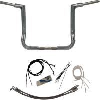 Fat Baggers, Inc. - Fat Baggers, Inc. 1-1/2in. EZ Install Flat Top Handlebar Kit - Chrome - 609214 - Image 1