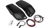 KICKER - KICKER Saddlebag Speaker Lids - Vivid Black - 46HDBL69VB - Image 1