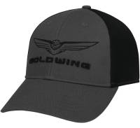 Powertex - Powertex Gold Wing Cap - NP21A-H2421 - Charcoal - OSFM - Image 1