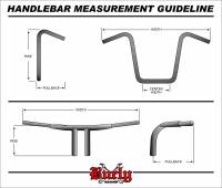 Burly Brand - Burly Brand 1-1/4in. Gorilla Ape Burly Handlebar - Black - B12-1501B - Image 2