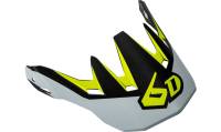 6D - 6D Visor for ATR-2 Youth Helmet - Drive Neon Yellow - 72-4134 - Image 1