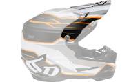 6D - 6D Visor for ATR-2 Helmet - Phase White/Orange - 72-6100 - Image 1