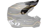 6D - 6D Visor for ATR-2 Helmet - Phase Black/Gold - 72-6102 - Image 1