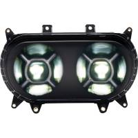 Custom Dynamics - Custom Dynamics Double-X LED Headlight - Black - CD-RG-H-B - Image 1