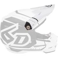 6D - 6D Replacement Visor for ATR-2 Torque Helmets - White - 72-6113 - Image 1