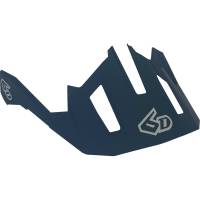 6D - 6D Replacement Visor for ATB-2T Helmets - Ascent Slate Blue - Xs/Sm - 77-0128 - Image 1