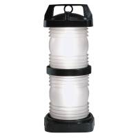 Perko - Perko Double Lens Navigation Light - Masthead Light - Black Plastic, White Lens - Image 1