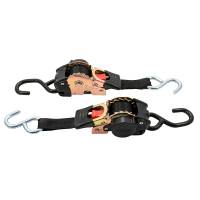 Camco - Camco Retractable Tie Down Straps - 1" Width 6&#39; Dual Hooks - Image 3