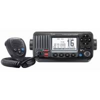 Icom - Icom M424G Fixed Mount VHF w/Built-In GPS - Black - Image 1