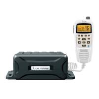 Icom - Icom VHF Marine Black Box Radio with White Command Mic - Image 1