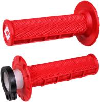 ODI - ODI V2 Lock-On 1/2 Waffle Grips - Red - H36HWR - Image 1