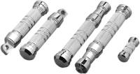 Accutronix - Accutronix Chrome Footpegs - Knurled - Male Mount - 5-1/4in. - RP111-KGC - Image 2